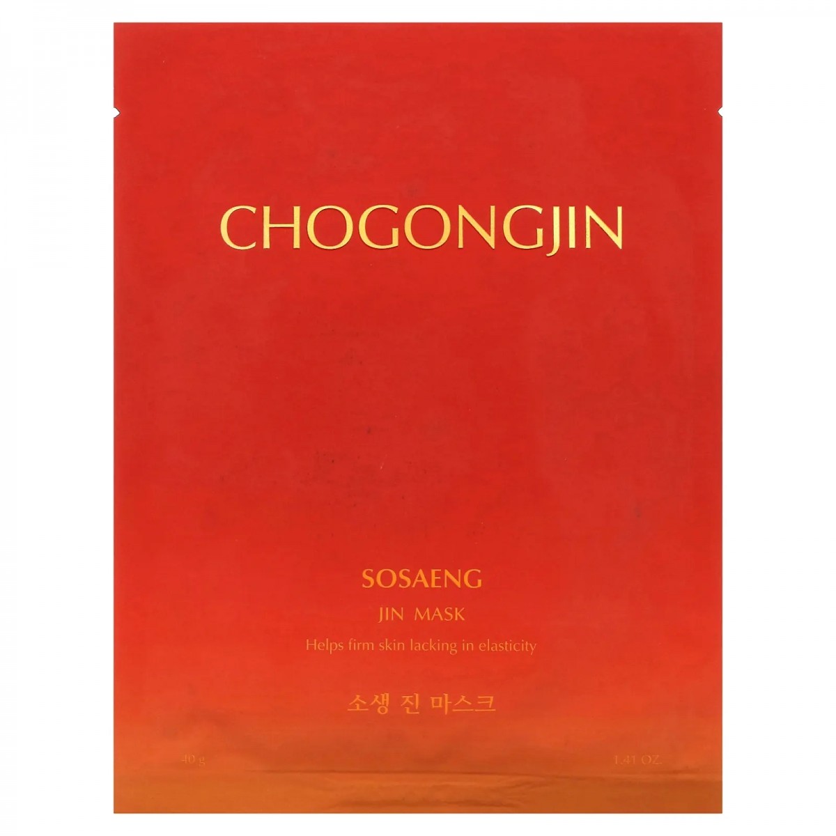 Chogongjin Sosaeng Jin Mask — маска для обличчя для пружності та сяйва, 40 г