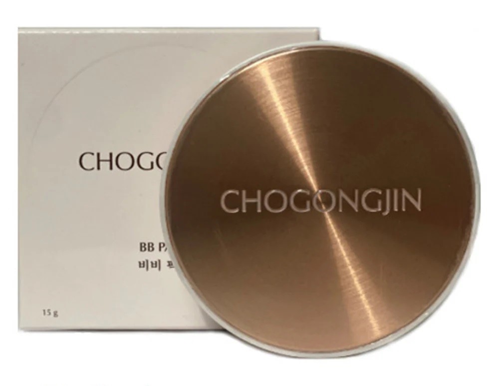 Chogongjin BB Pact Sand №23N SPF 50+ PA++++ — тональна основа-кушон пісочний, 15 г