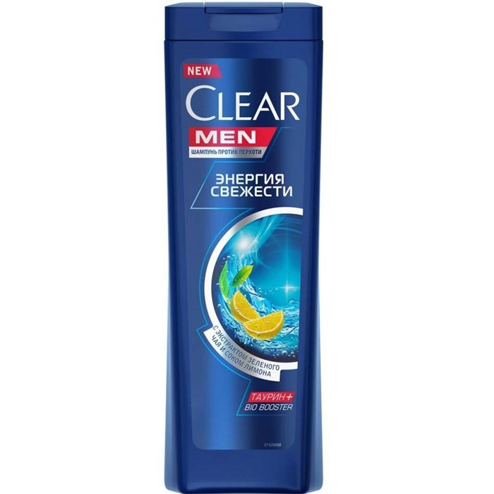 Шампунь для чоловіків "Енергія свіжості" Clear, 225 мл