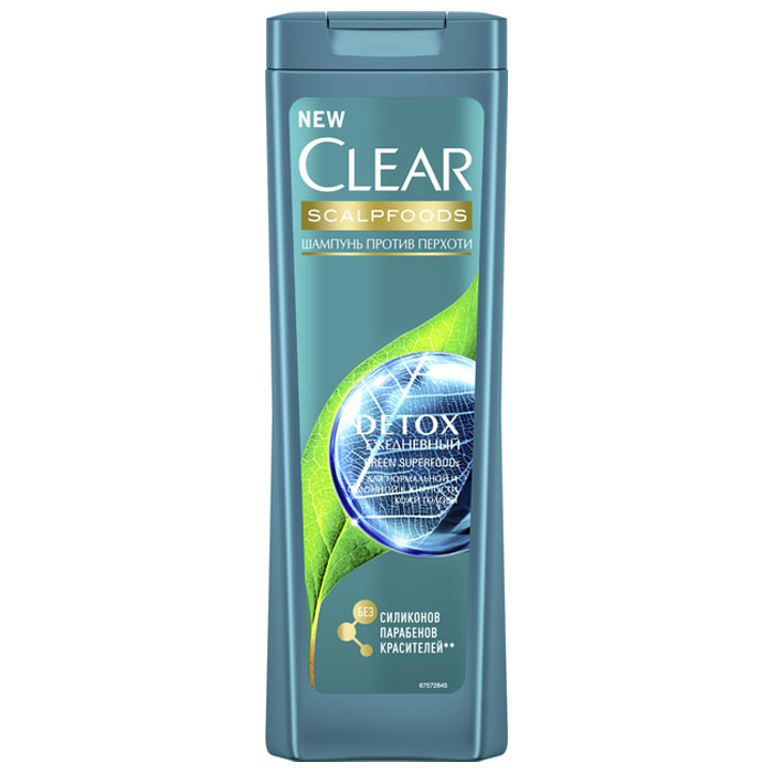 Шампунь проти лупи для жінок "Детокс на кожен день" Clear, 400 мл