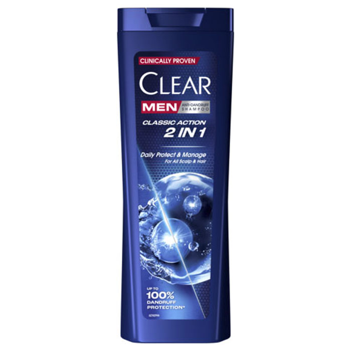 Шампунь проти лупи для чоловіків "Щоденний захист та догляд" Clear, 360 мл