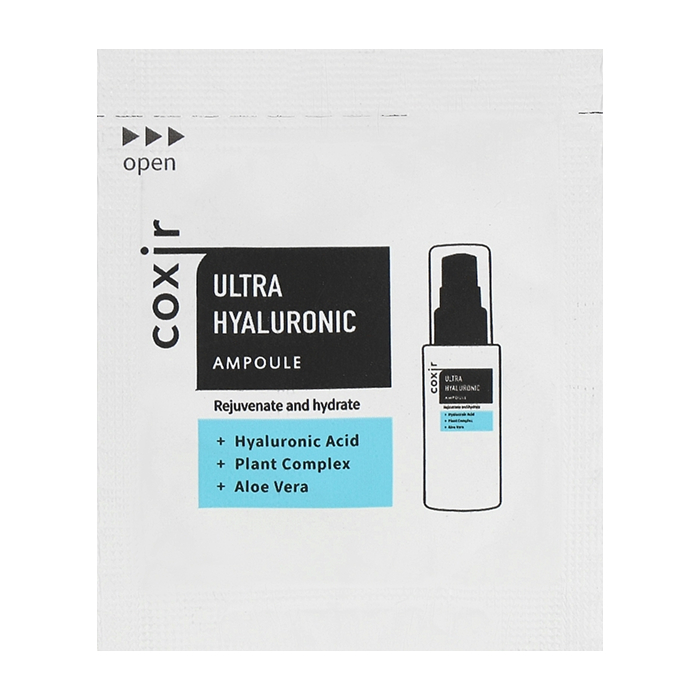 Зволожувальна сироватка з гіалуроновою кислотою Ultra Hyaluronic Ampoule (пробник) Coxir, 2 мл