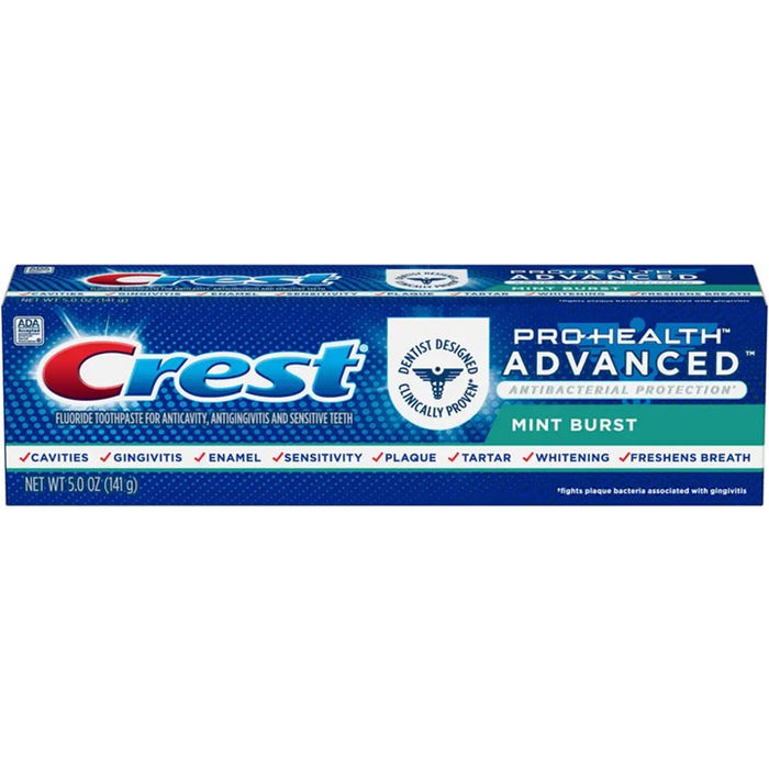 Зубная паста Pro-Health Advanced Antibacterial Protection Mint Burst Crest, 141 г