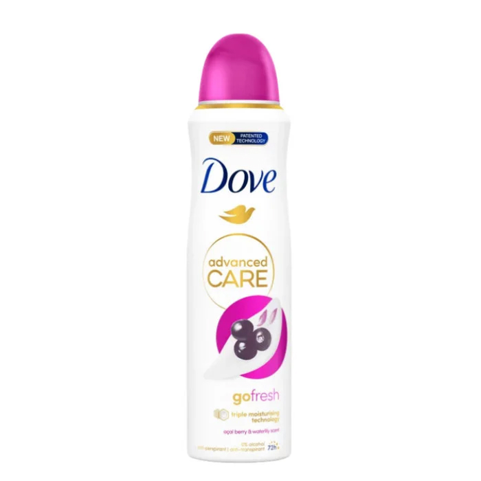 Дезодорант "Ягоди асаї та водяна лілія" Dove, 150 мл