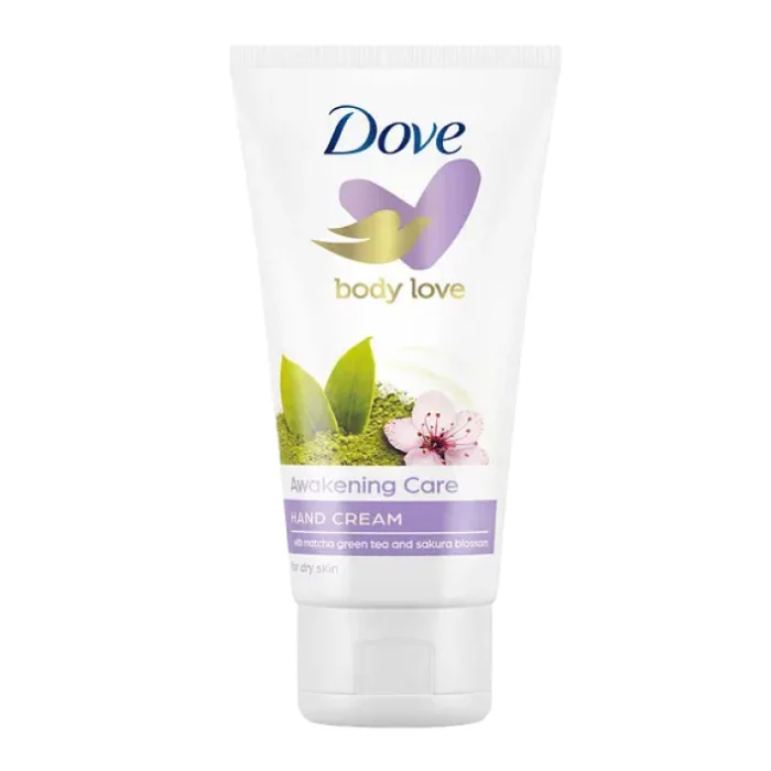 Крем для рук з зеленим чаєм матча та квітами сакури Dove, 75 мл