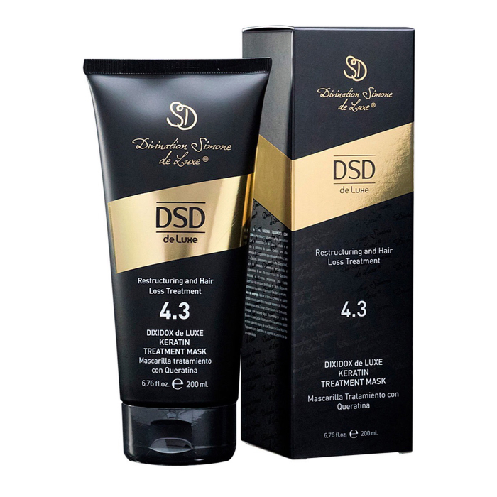Dixidox DeLuxe Keratin Treatment Mask 4.3 — відновлювальна маска з кератином, 200 мл