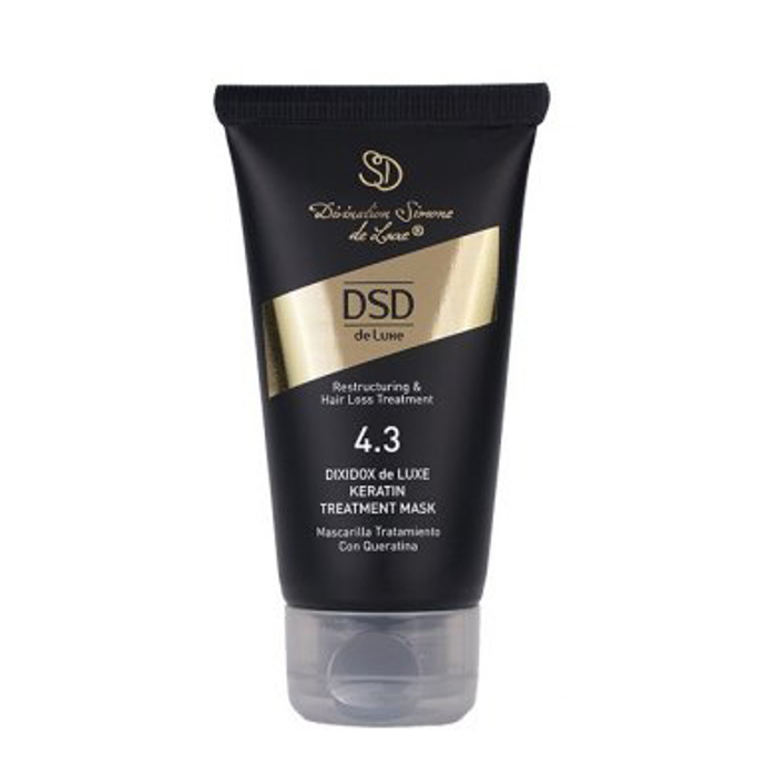 Dixidox DeLuxe Keratin Treatment Mask 4.3 — восстанавливающая маска с кератином, 50 мл