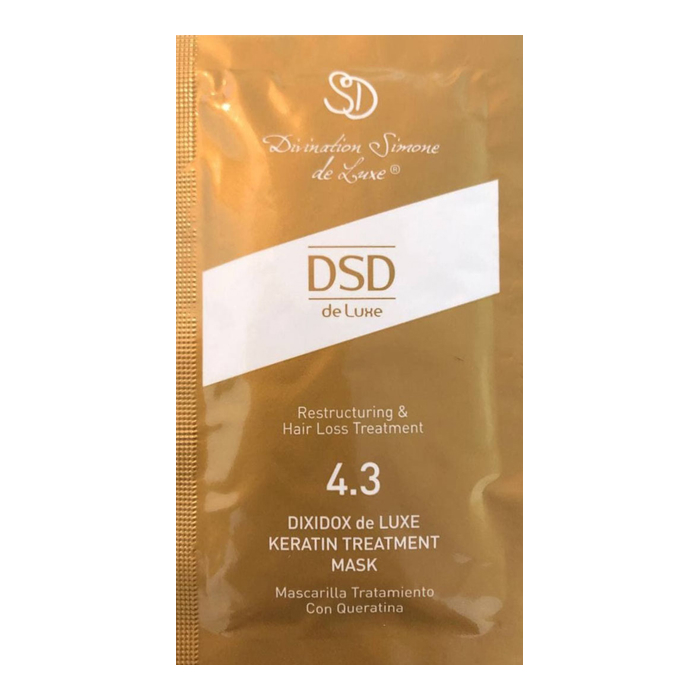 Dixidox DeLuxe Keratin Treatment Mask 4.3 — відновлювальна маска з кератином, 10 мл