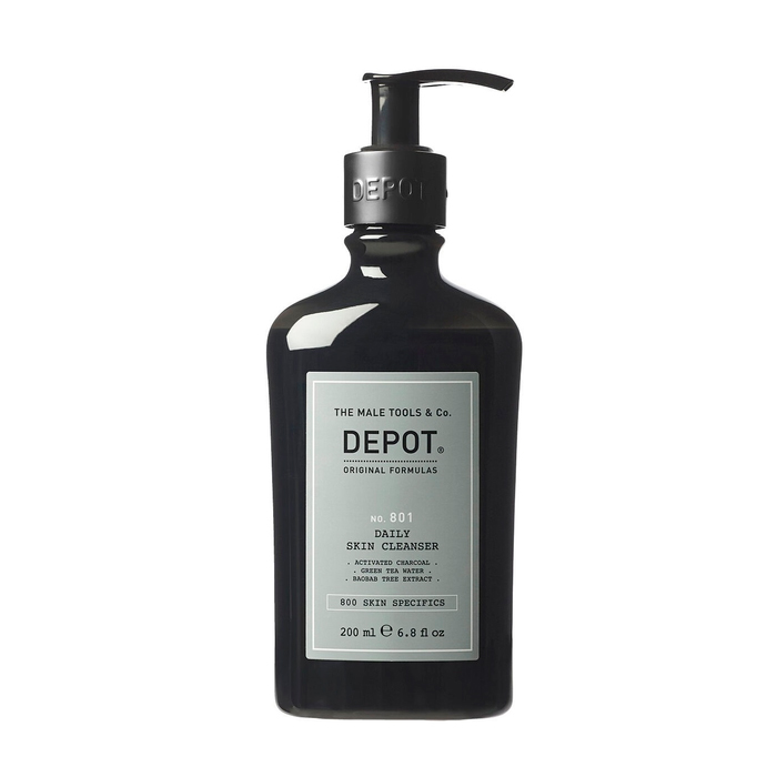 Гель очищувальний для обличчя й шиї для щоденного застосування No 801 Daily Skin Cleanser Depot, 200 мл