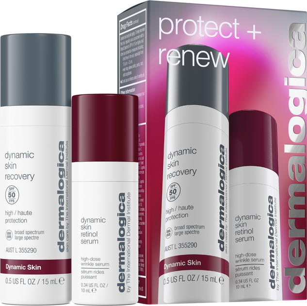 Dermalogica Protect+Renew Kit — тревел-набір для захисту та оновлення шкіри