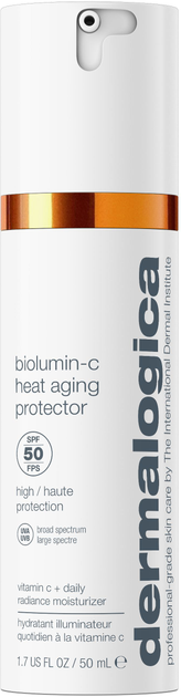 Dermalogica Biolumin-C Heat Aging Protector SPF50 — захисний крем проти старіння шкіри, 50 мл