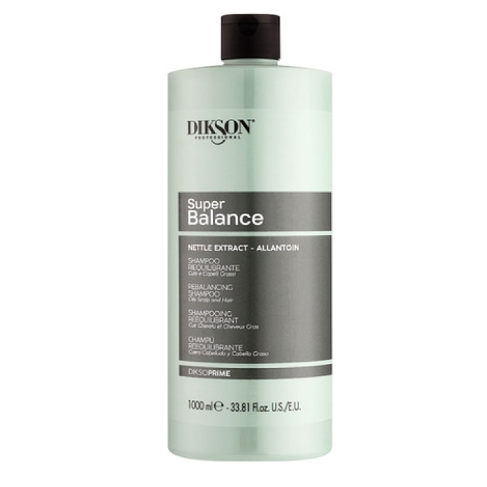 Шампунь себорегулирующий для жирной кожи головы и волос с экстрактом крапивы Dikson, 1000 мл