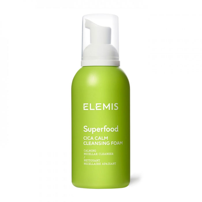 Пінка-очищувач обличчя з екстрактом центели азіатської Superfood CICA Calm Cleansing Foam ELEMIS, 180 мл