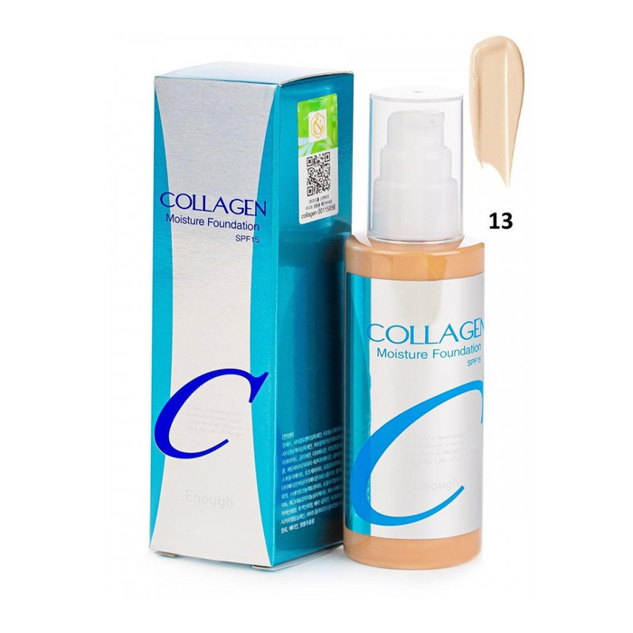 Тональний крем SPF 15 Collagen Moisture Foundation Enough №13, 100  мл