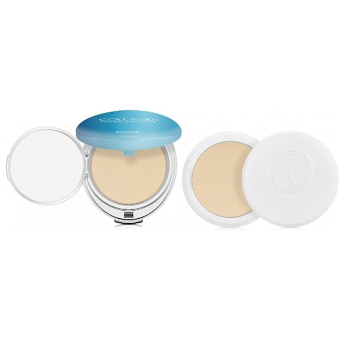 Колагенова пудра зі змінним блоком SPF 25 Collagen Hydro Moisture Two Way Cake Enough, 2x13 г