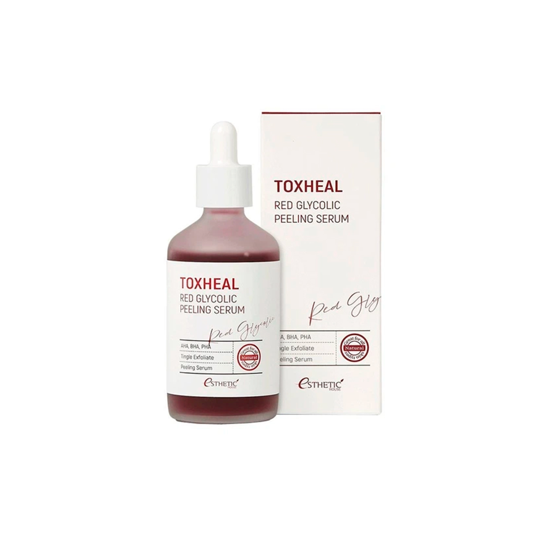 Esthetic House Пілінг-сироватка для обличчя Toxheal Red Glycolic Peeling Serum, 100 мл