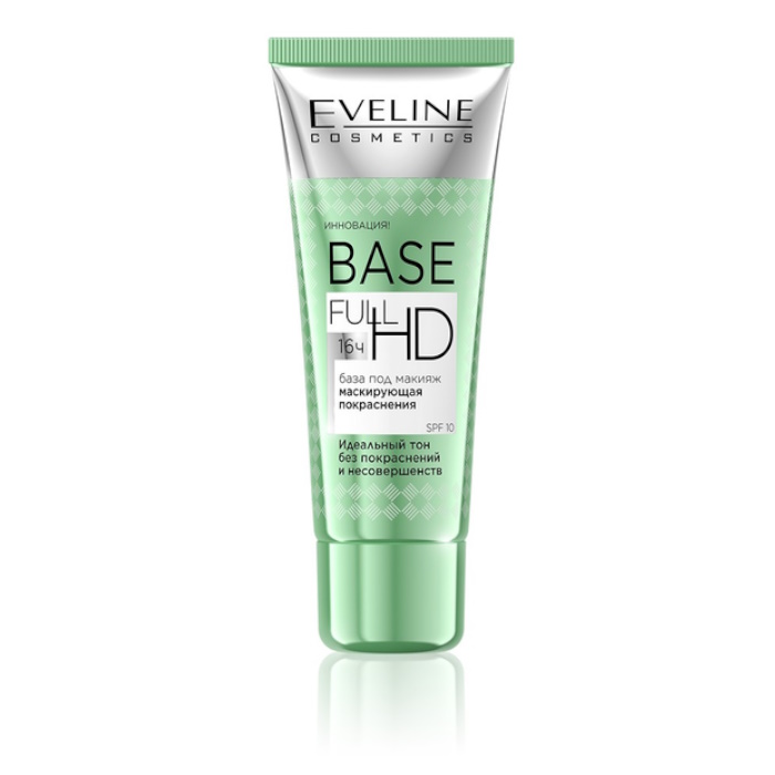 База під макіяж для маскування почервонінь Eveline Cosmetics Base Full HD, 30 мл