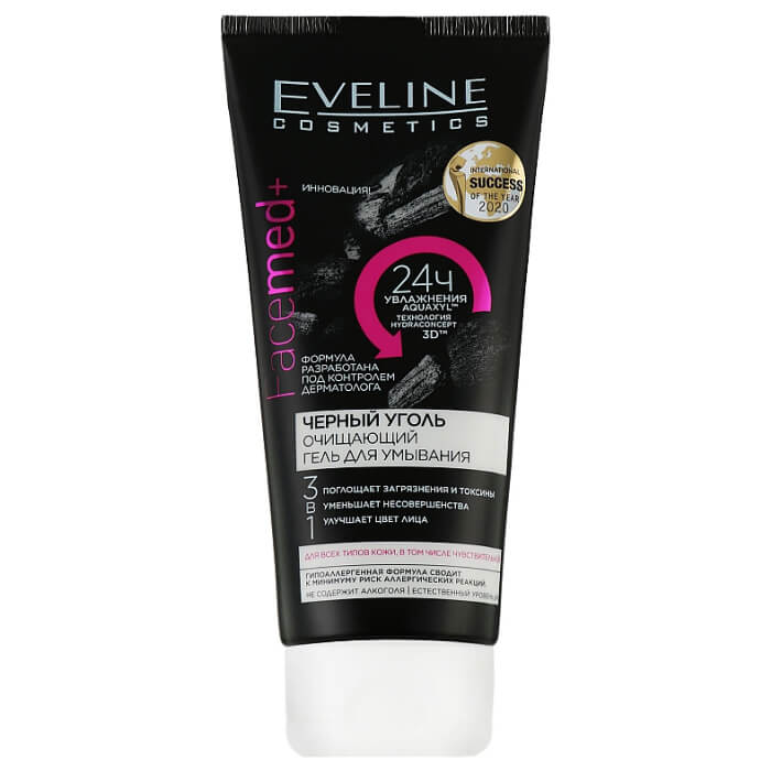 Гель для умывания 3в1 Facemed+ Hylauronic Face Wash Gel 3in1 Eveline Cosmetics , 150  мл