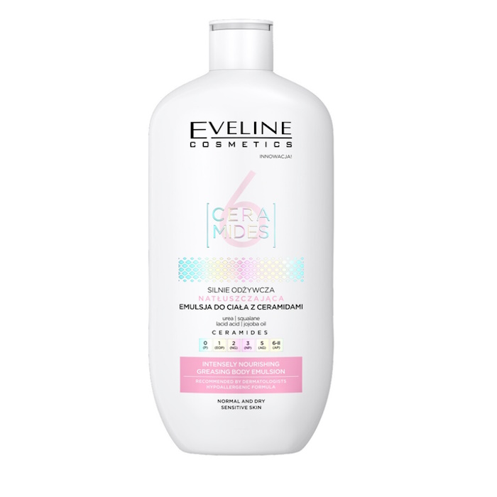 Емульсія для тіла 6 Ceramides Intensely Nourishing Body Emulsion Eveline Cosmetics, 350  мл