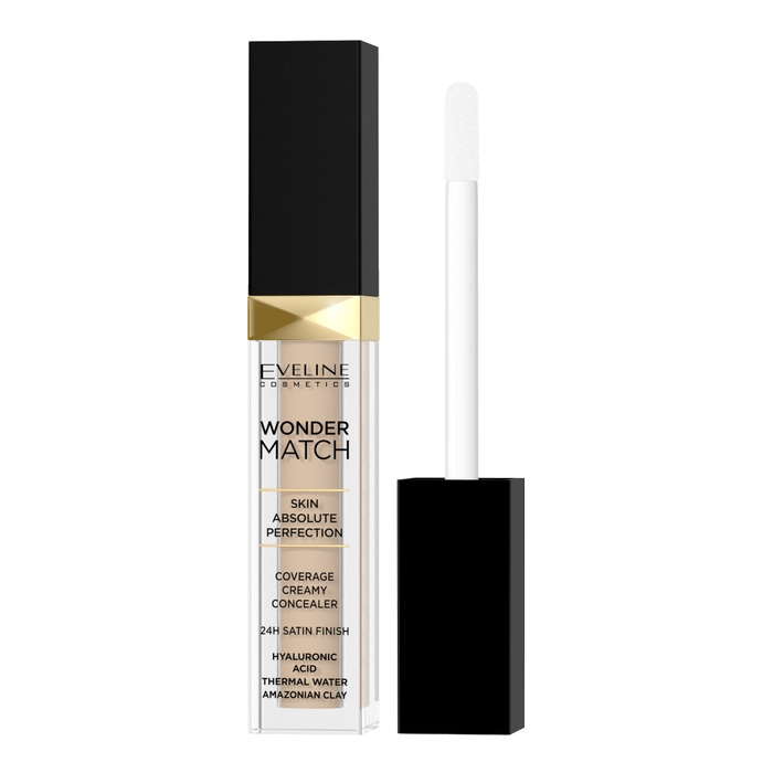Консилер Wonder Match Coverage Creamy Concealer Eveline Cosmetics  25 - Sand Nude, 7 мл