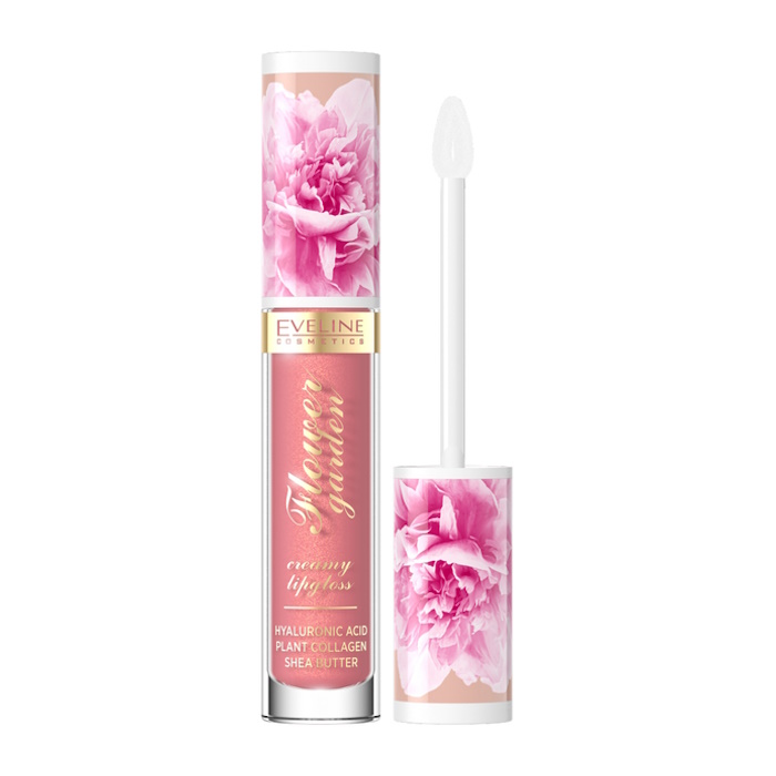 Кремовый блеск для губ Flower Garden Creamy Lip Gloss Eveline Cosmetics №01, 4.5 мл