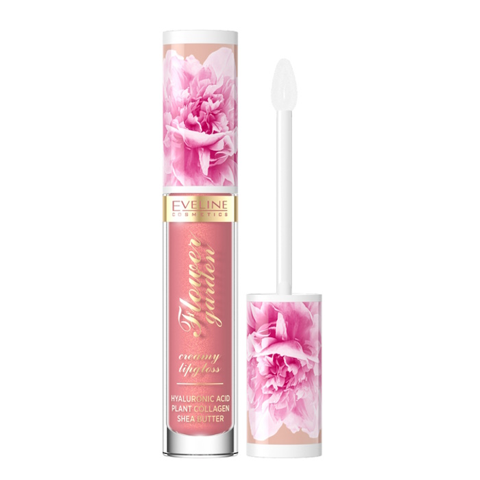 Кремовый блеск для губ Flower Garden Creamy Lip Gloss Eveline Cosmetics №02, 4.5 мл