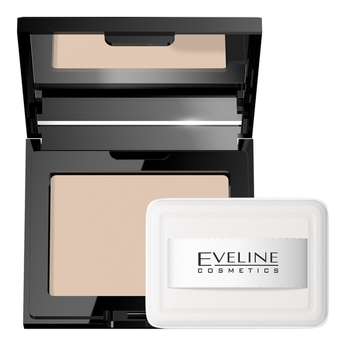 Оксамитова компактна пудра Beaty Line Eveline Cosmetics  №14, 9 г