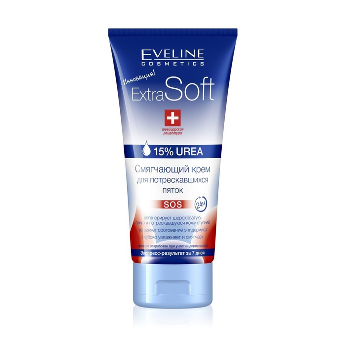 Смягчающий крем для потрескавшихся пяток SOS Extra Soft Cream Eveline Cosmetics, 100  мл