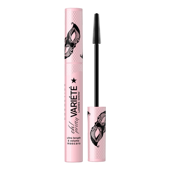 Туш для вій Variete Lashes Show Oh Pretty Lengthening Volumizing Mascara Eveline Cosmetics  Black, 10 мл
