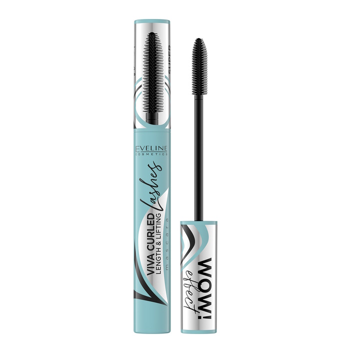 Туш для вій Viva Curled Lashes Mascara Length And Lifting Eveline Cosmetics  Black, 10 мл