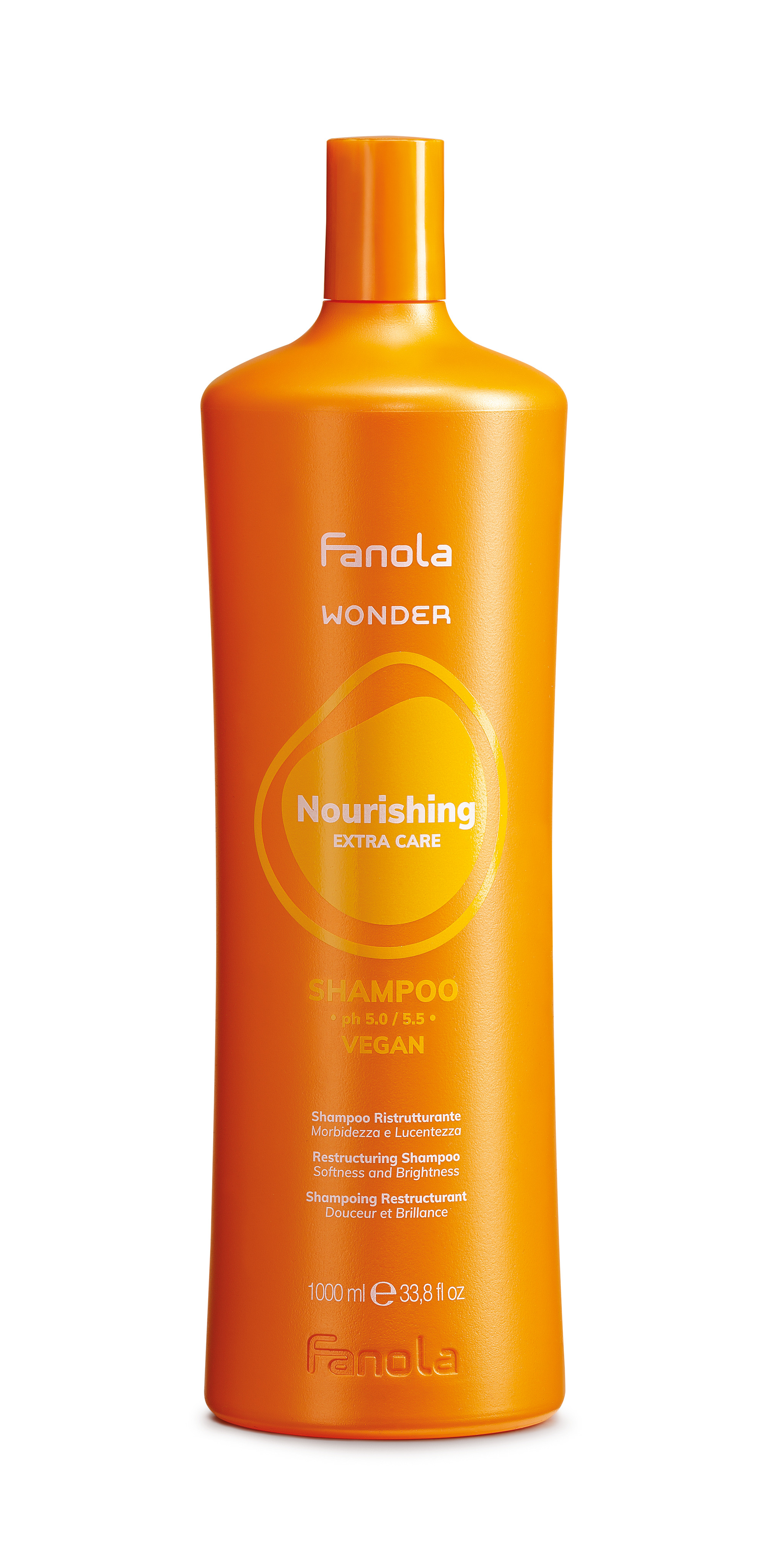 Fanola Wonder Nourishing Shampoo — шампунь для інтенсивного зволоження сухого волосся, 1000 мл