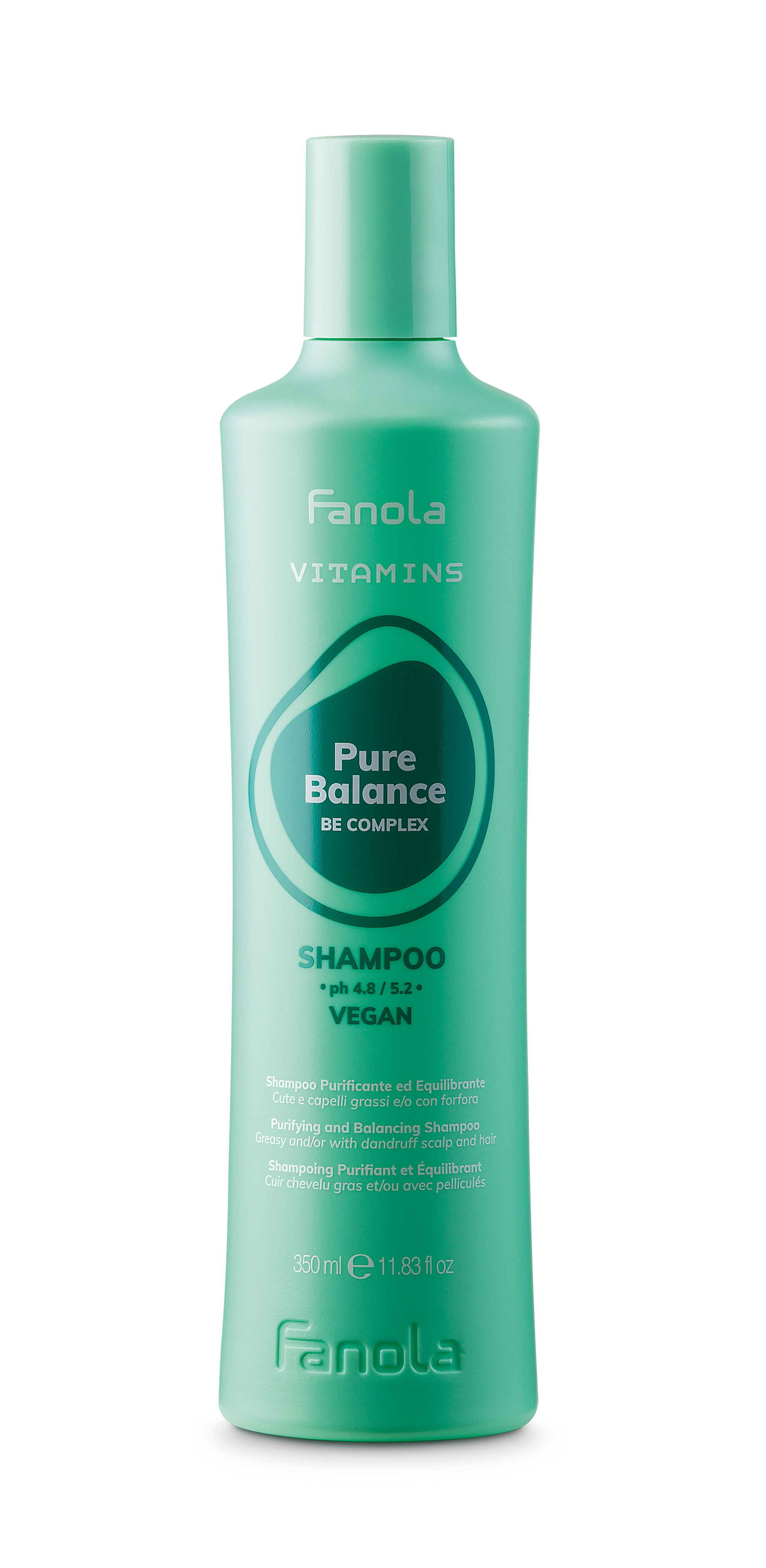 Fanola Vitamins Pure Balance Shampoo — шампунь проти жирної шкіри голови, 350 мл
