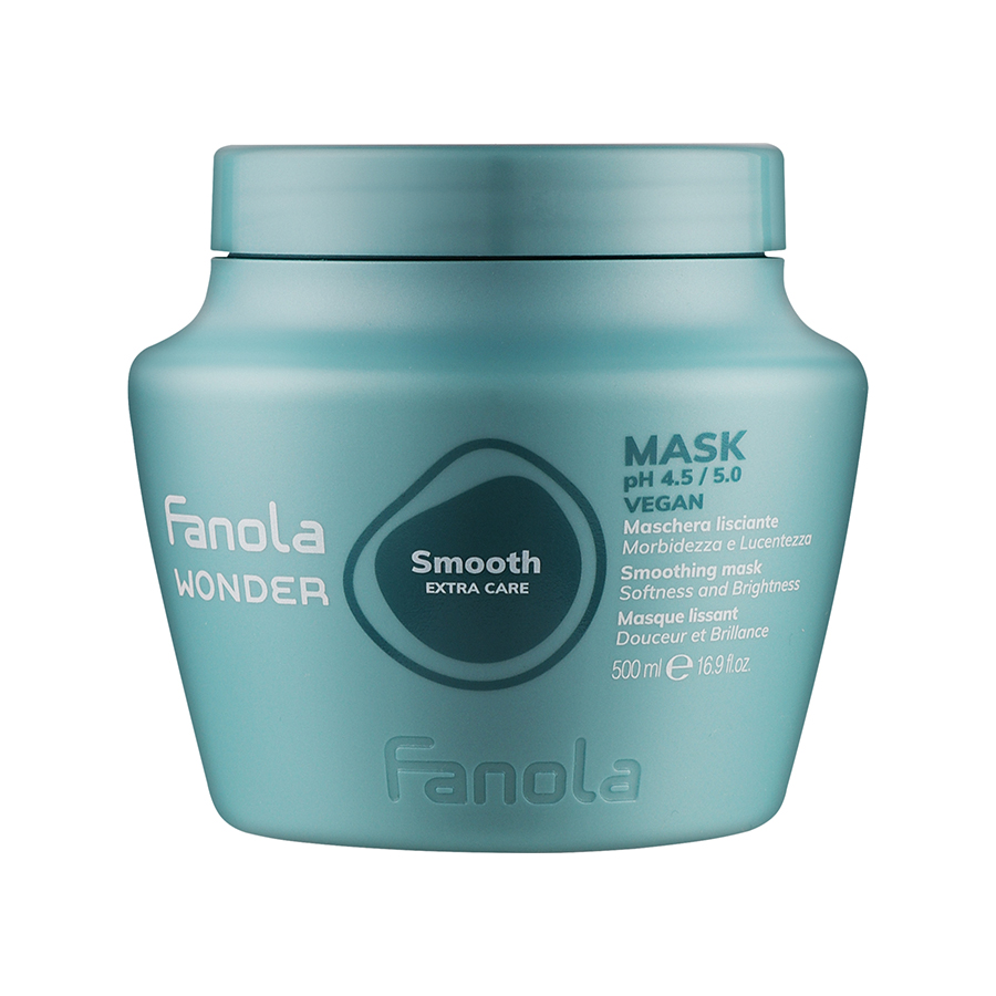 Fanola Wonder Smooth Extra Care Mask — маска для непослушных волос, 500 мл