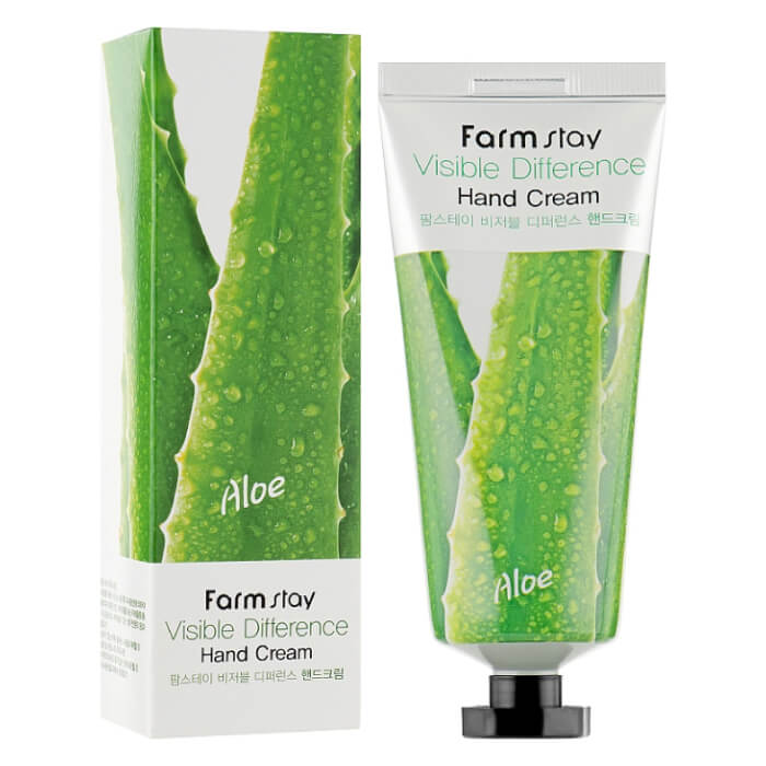 Крем з алое для рук Visible Differerce Hand Cream Aloe FarmStay, 100 мл