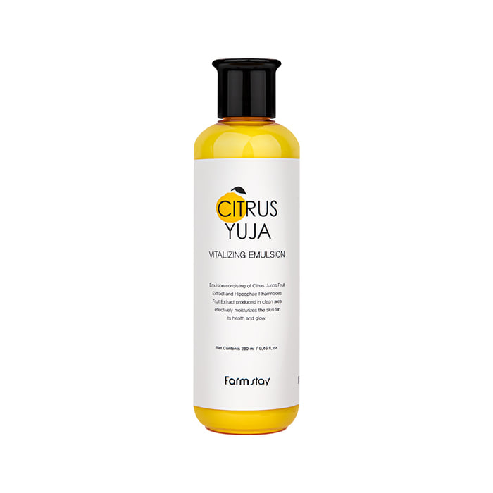 FarmStay Citrus Yuja Emulsion — емульсія для обличчя з екстрактом юдзу, 280 мл