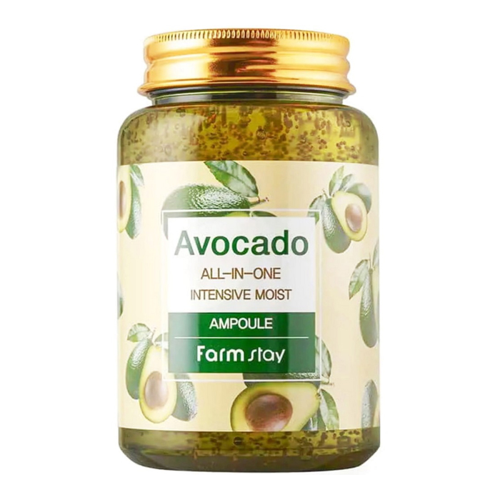 Многофункциональная сыворотка с экстрактом авокадо Avocado All-In-One Intensive Moist Ampoule FarmSt