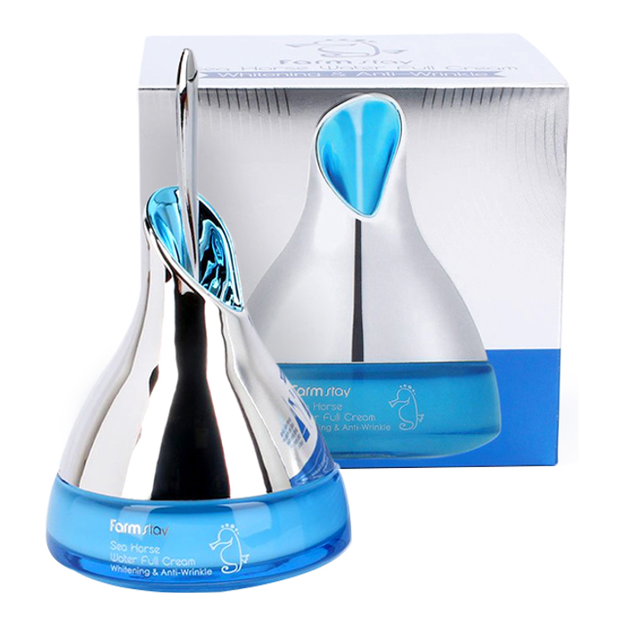 Увлажняющий антивозрастной крем с экстрактом морского конька Sea Horse Water Full Cream FarmStay, 50