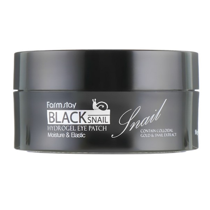 Гідрогелеві патчі для очей з муцином чорного равлика FarmStay, 60шт