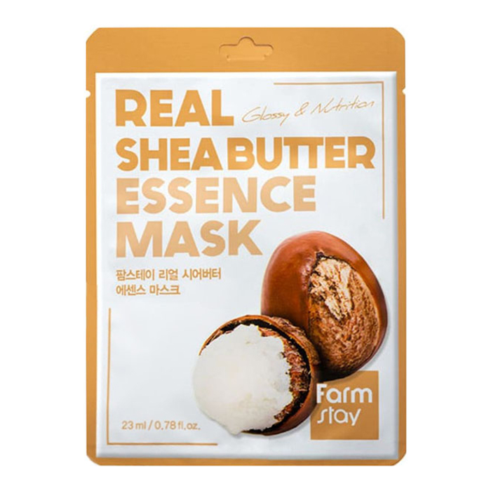 Тканинна маска з маслом ши Real Shea Butter Essence Mask FarmStay, 23 мл
