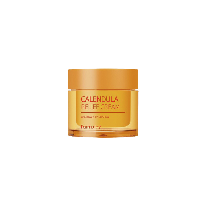 FarmStay Calendula Relief Cream — заспокійливий крем для обличчя, 80 мл