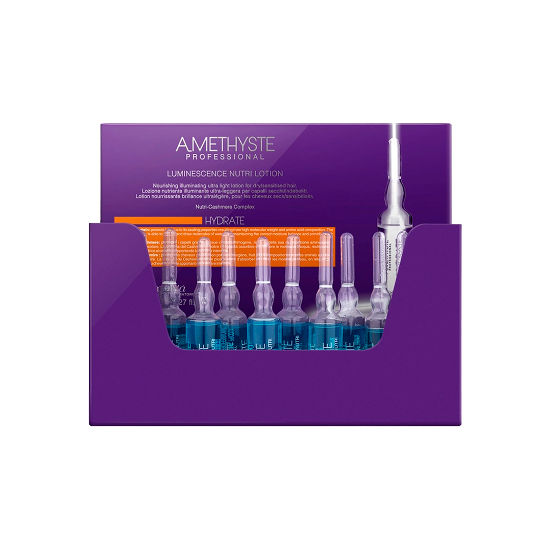 FarmaVita Лосьйон для живлення та блиску волосся Amethyste Nutri Luminescence Nutritive Lotion, 12x8 мл