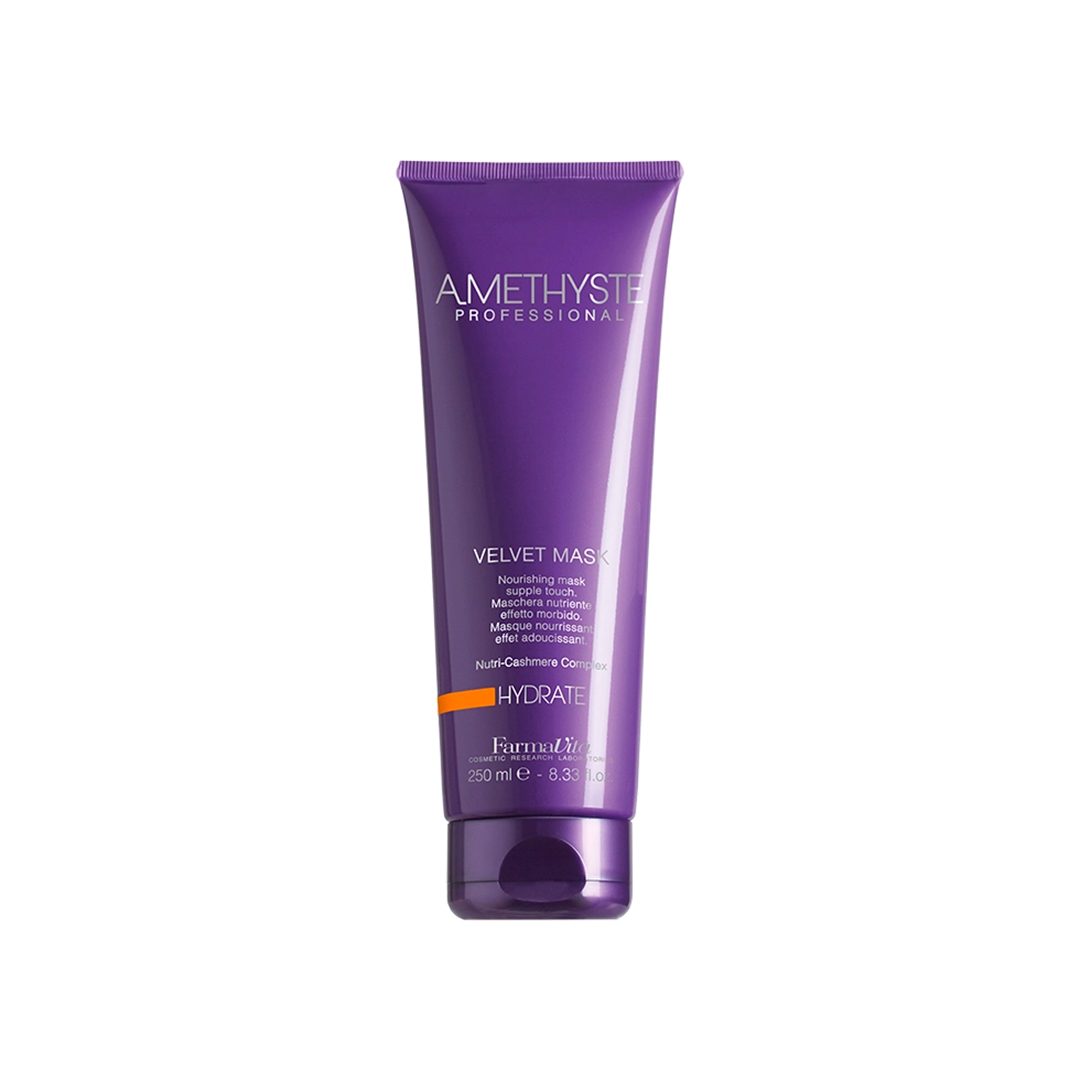 FarmaVita Маска для сухого і пошкодженого волосся Amethyste Hydrate Velvet Mask, 250 мл