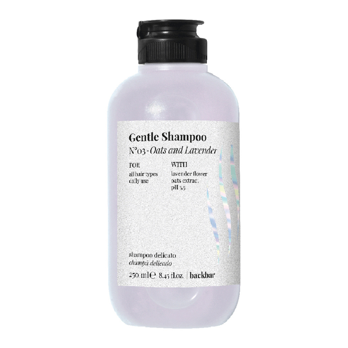 Шампунь "Овес і лаванда" Back Bar No3 Gentle Shampoo Oats and Lavender FarmaVita, 250 мл