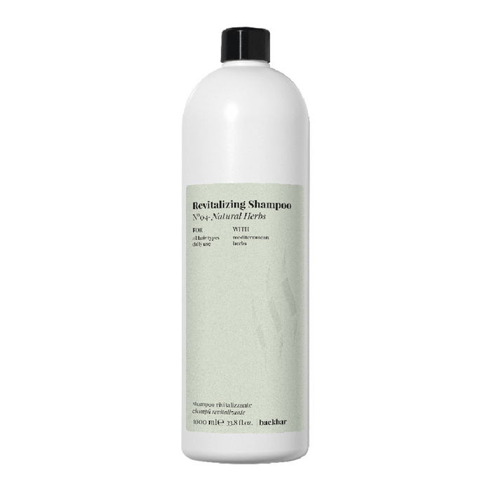 Шампунь "Натуральні трави" Back Bar No4 Revitalizing Shampoo Natural Herbs FarmaVita, 1000 мл