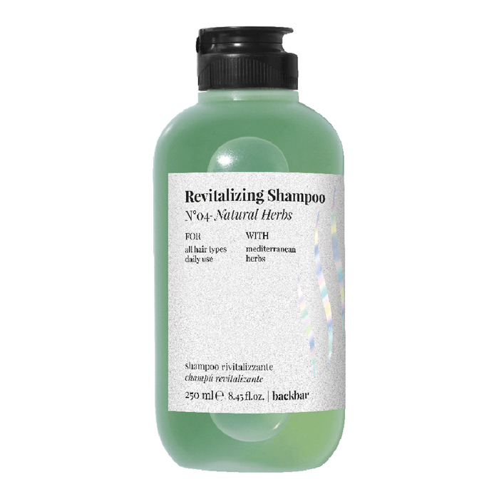 Шампунь "Натуральные травы" Back Bar No4 Revitalizing Shampoo Natural Herbs FarmaVita, 250 мл