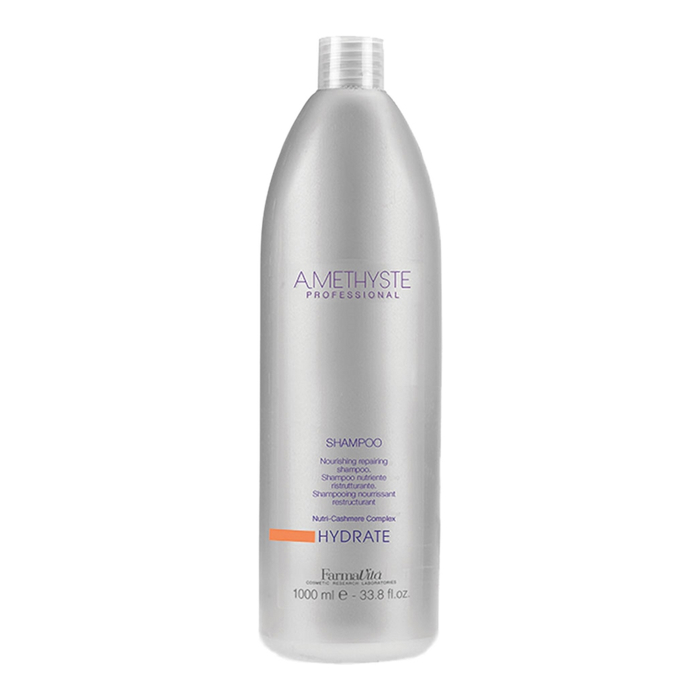 Шампунь для сухих и ослабленных волос Amethyste Hydrate Shampoo FarmaVita, 1000 мл