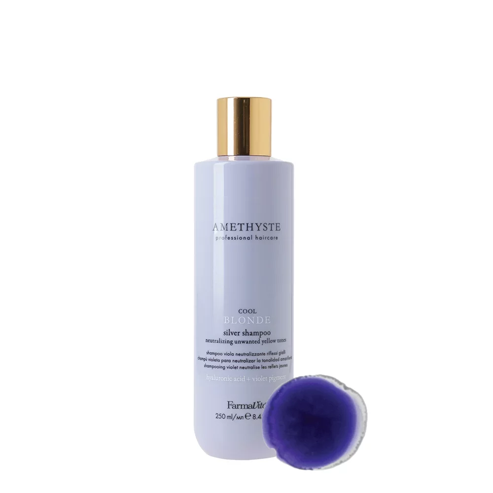FarmaVita Шампунь для нейтралізації жовтизни Amethyste Cool Blonde Silver Shampoo, 250 мл