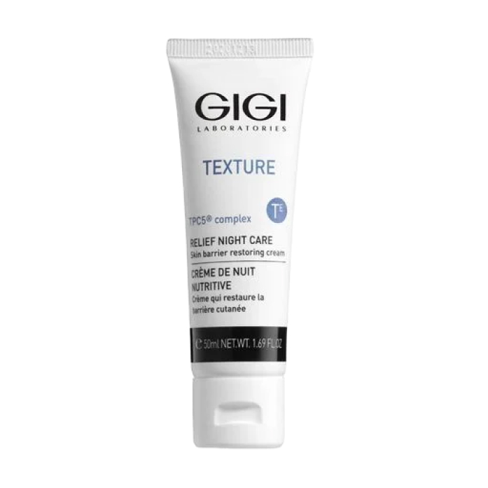 Живильний нічний крем для обличчя Texture Relief Night Care Gigi, 50 мл