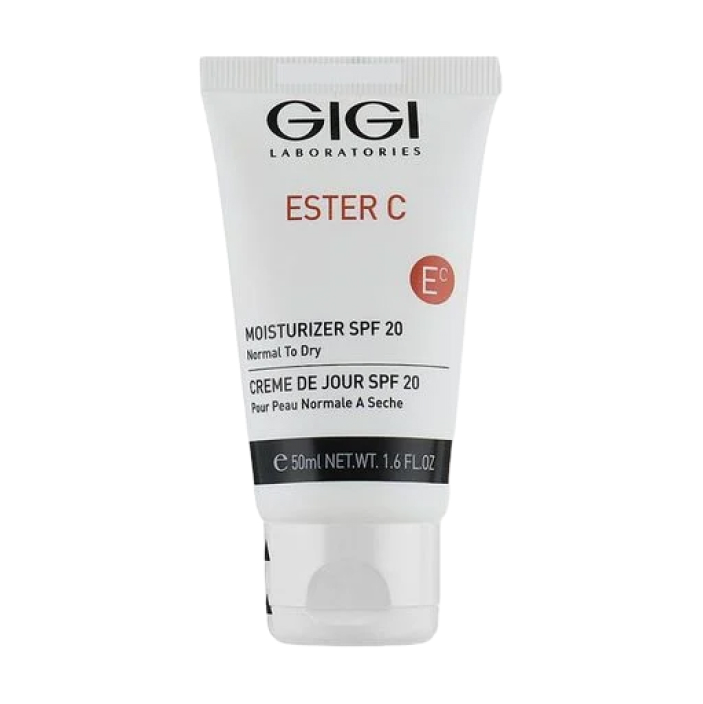 Денний зволожувальний крем SPF-20 Ester C Moisturizer Cream SPF-20 Gigi, 50 мл