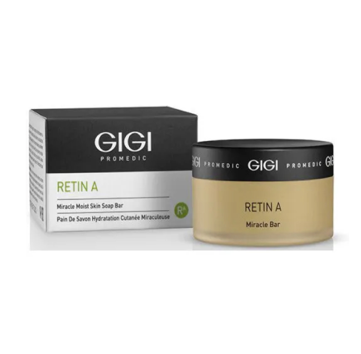 Зволожувальне мило для обличчя в банці зі спонжем Retin A Miracle Moist Skin Soap Bar Gigi, 100 гр